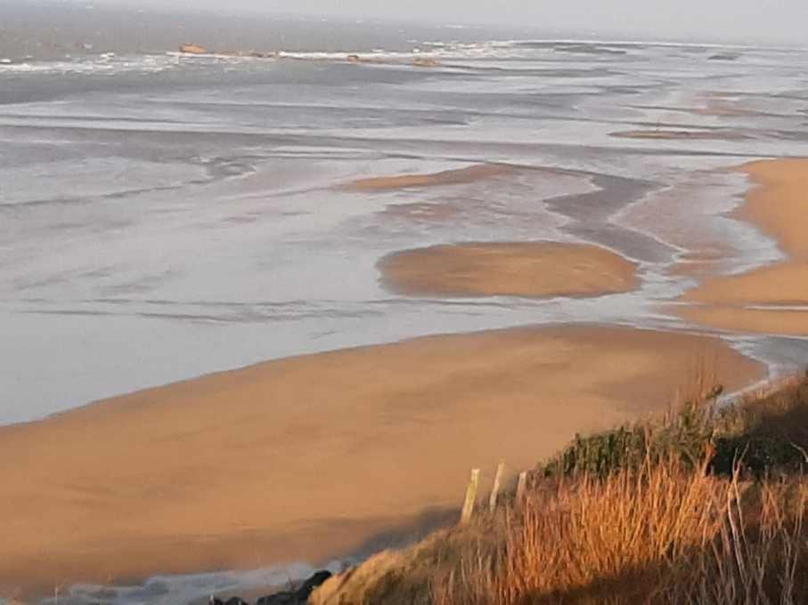 Les Heures Tranquilles - Vue Mer - 50M De La Plage Saint-Côme-de-Fresné Eksteriør bilde
